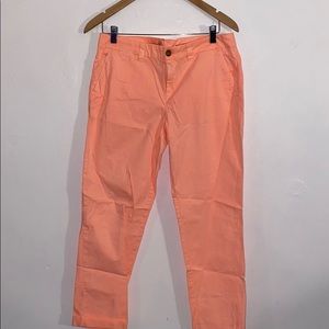 The Gap broken-in straight Khakis Neon Pink